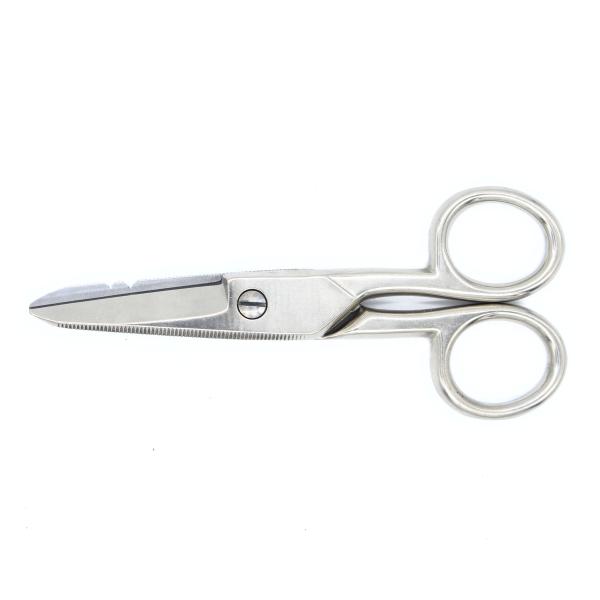 Industrial Grade Stainless Steel Electrician's Scissor Ideal for Telecom Applications