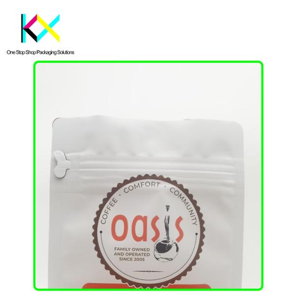 Multiple Color Gusseted Ziplock Coffee Packaging Bags User Friendly Design