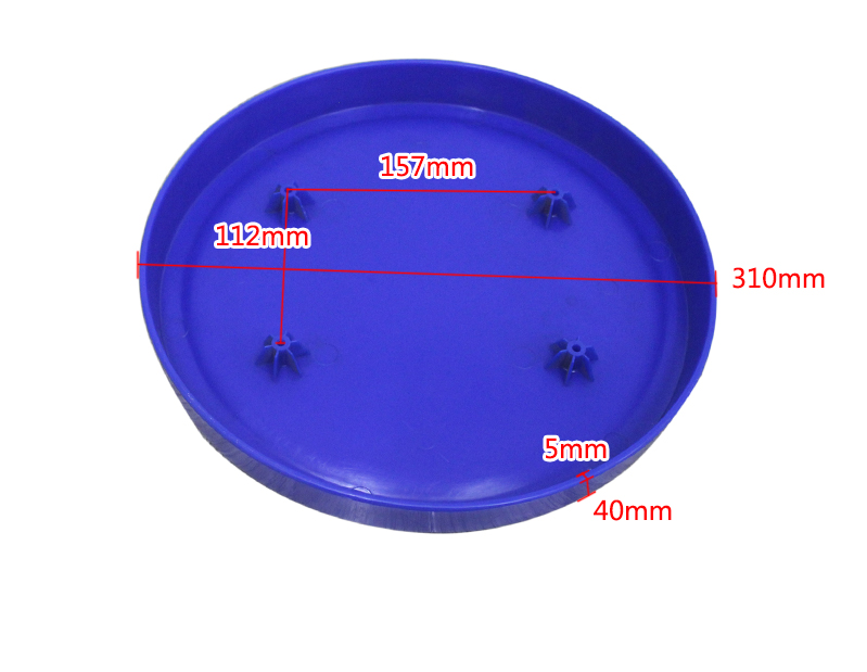 Beauty Salon Plastic Chair Cushion Pad Round Bar Stool Chair Cushion 310mm Diameter