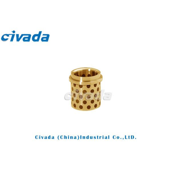 Oil Free Oilless Bush Brass Graphite Customized Low Friction Coefficient