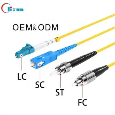 3.0mm Simplex LC LC Patch Cord SC APC To SC UPC  PVC LZSH Jacket