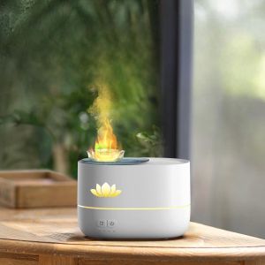 OEM Desktop Aroma Cool Mist Diffuser USB Electric Diffuser With 7 Color Ambient Light