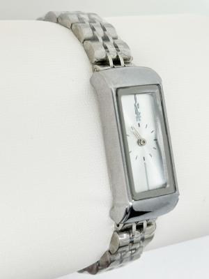 Moda Homens Relógio Prateado Faixa de aço inoxidável Quartzo relógios de pulso