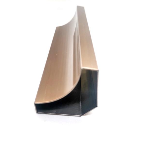 канал нержавеющей стали 0.6mm 0.7mm Beadblasted уравновешивает PVD покрытое для предохранения от Deco стены