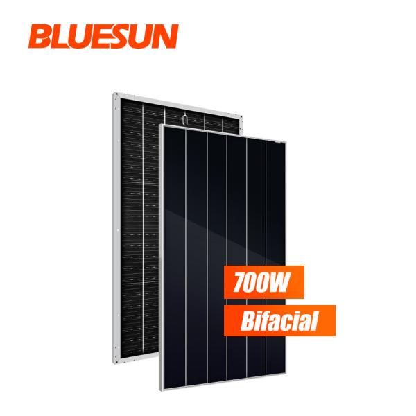 Bluesun Mono 210 Half  Cell Original Shingled Solar Panel 700W 550W Solar Panels Film on Roof 415W 425W