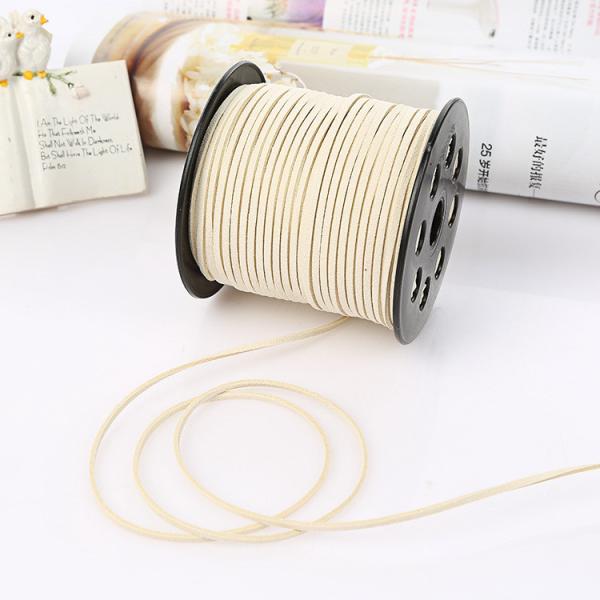 Сюэдовая кожа с бархатной лентой 3 мм с двусторонней лентой