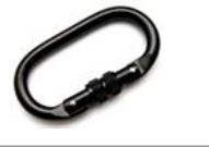 High Quality Surface Treated Oval Carabiner for Climbing, Fall protection, working aloft, full body harness accessories