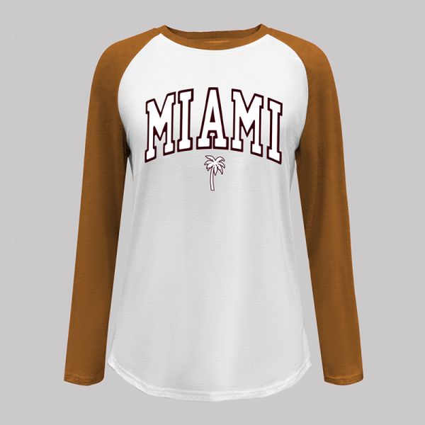 Vintage Print Cotton Long Sleeve T Shirt Embroidery Cotton Polo T Shirt