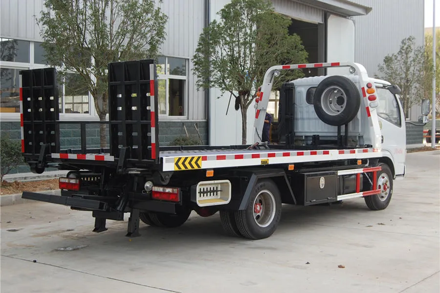 Dongfeng Light Duty 3-7ton Road Cars Rescue Towing RC Truck 3-7t Platform Tow Wrecker