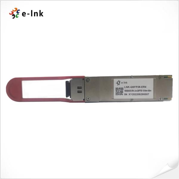 Transceptores QSFP28 40km DOM Duplex LC SMF da fibra de 100GBASE-ER4 SFP
