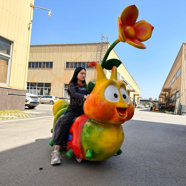 Steel Frame Electric Dinosaur Ride On Large Size 250W Coin Operated For Amusement Park