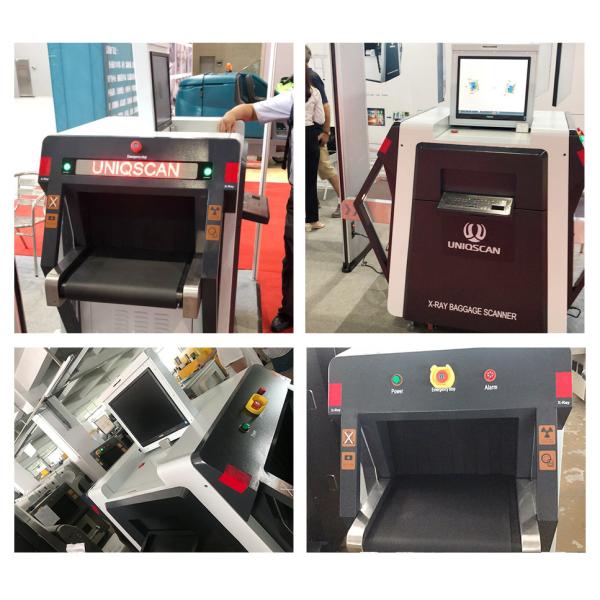 Dual Energy Small Tunnel Security Baggage Scanner SF5030C For Supper Marekt Entrance