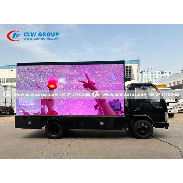 ISUZU Naked Eye 3D Billboard Мобильный наружный светодиодный рекламный автомобиль с кондиционером