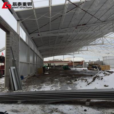Q235 Galvanized Steel Structure Workshop Metal Frame Warehouse Wind Resistant