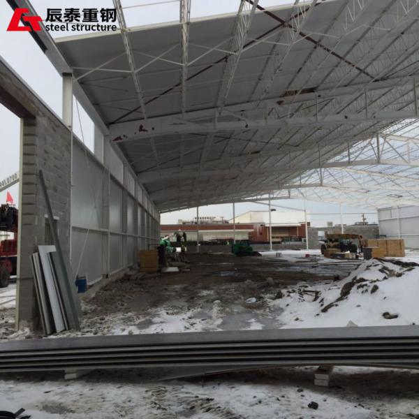 Q235 Galvanized Steel Structure Workshop Metal Frame Warehouse Wind Resistant