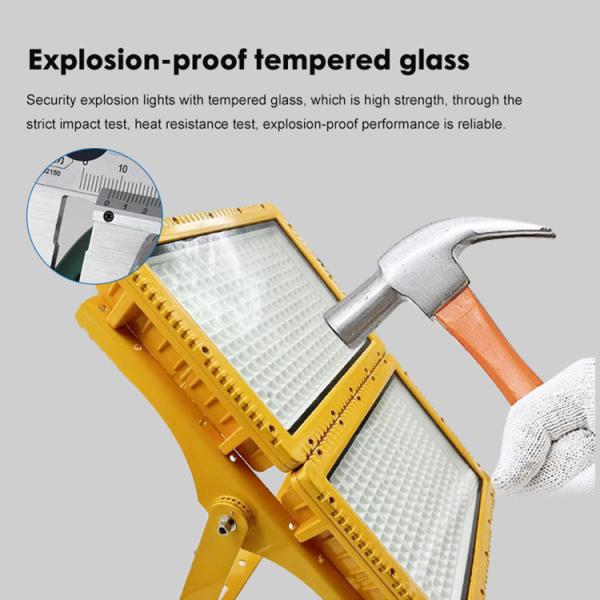 SMD 3030/2835 LED Explosion Proof Lighting Fixtures with IP66 Protection Rating and 50,000 Hours Lifetime