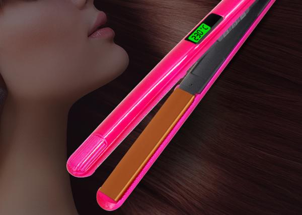 45W Ceramic Hair Straightener And Curler 2 In 1 PTC/MCH heater