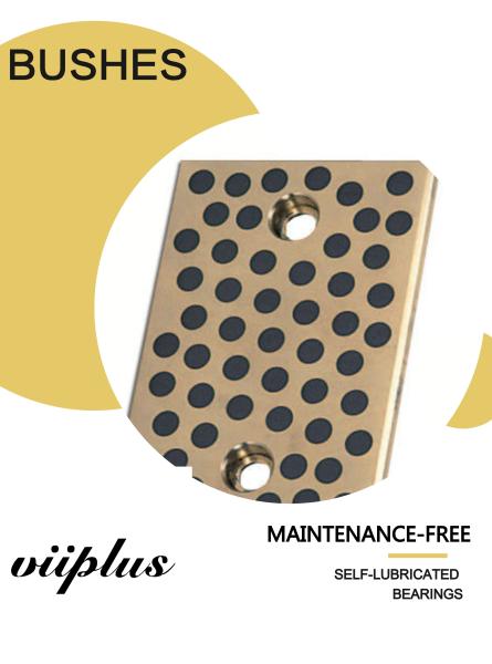Cast Bronze Solid Lubricant Bearings & Plate Standard Size Chemical Resistant For Railways