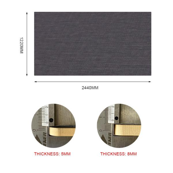 Soundproof Acoustic Fabric Bamboo Fiber Wall Panel ECO Friendly