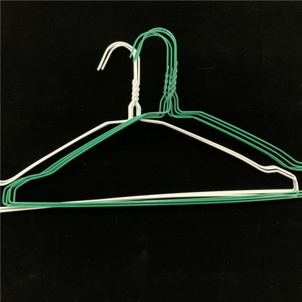 Stable 1.9mm Dia Wire Suit Hanger Disposable Multi Colors Easy To Use