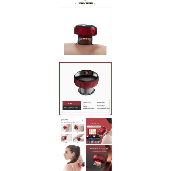 Class II Electric Vacuum Massage Cupping Device for Fat Burning Main Sales Area Europe