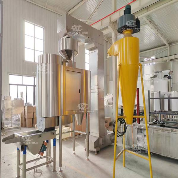 Convoyeur élévateur de type Z en acier inoxydable de qualité alimentaire 304, 1000 kg/h, ligne de transfert vertical pour l'emballage de fruits/légumes/céréales/noix