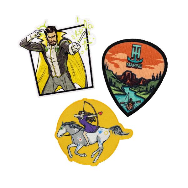 Iron On Applique Dye Sublimation Patch DIY Logo For Hats Clothes​