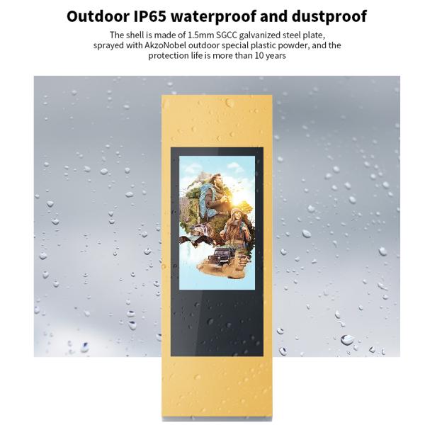 43in IP65 Outdoor LCD Android Digital Advertising Display