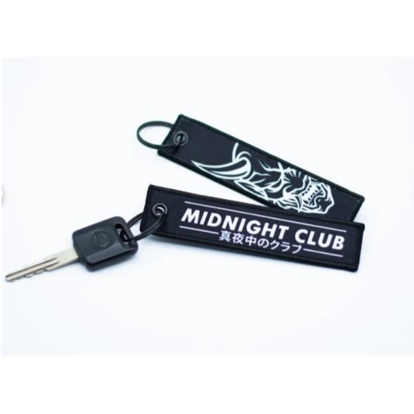 Custom Fabric Embroidery Key Tags For Motorcycle Ebroidered Keychains