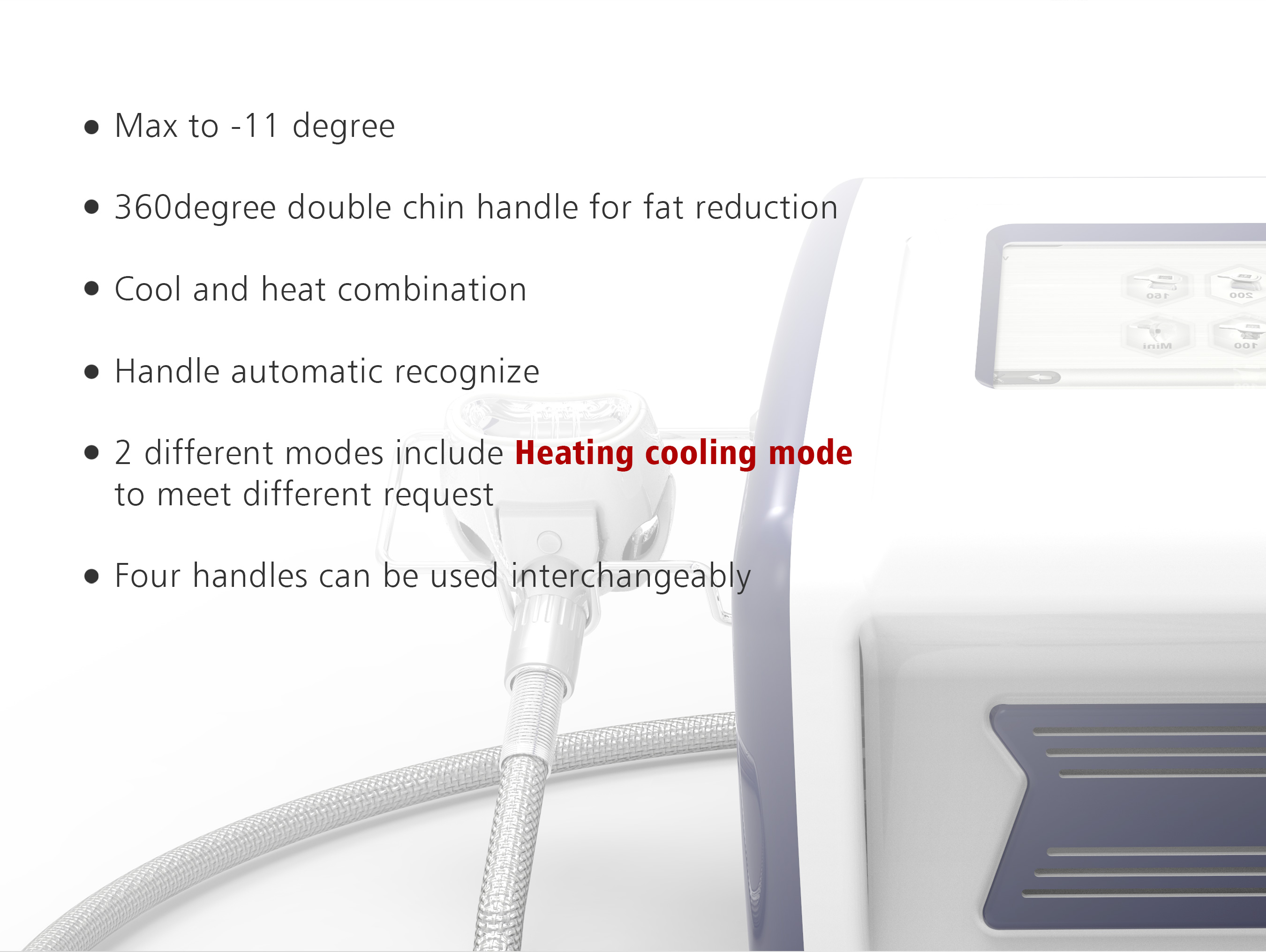 Машина RHOSE мини 10 Kpa Cryolipolysis жирная замерзая