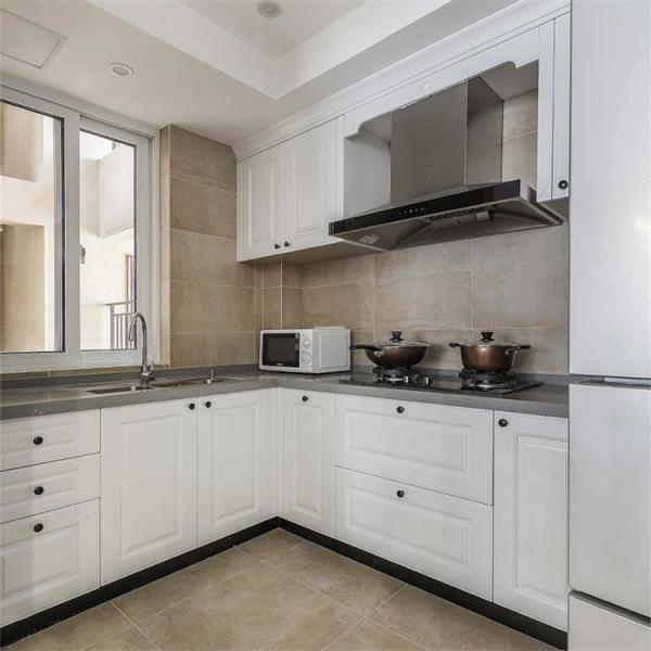 Меламин дверной отделки Модульный кухонный шкаф Современный кухонный шкаф