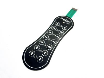 Electrical Push Button Membrane Switch Keypad Membrane Switch Professional With Flexible Cable
