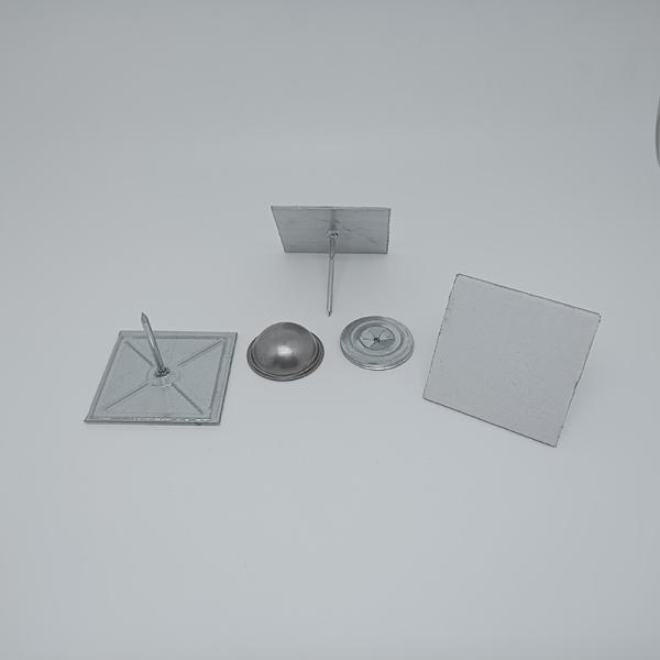 Aluminum Self Adhesive Insulation Hangers With Washer Traditional Design For Office Building