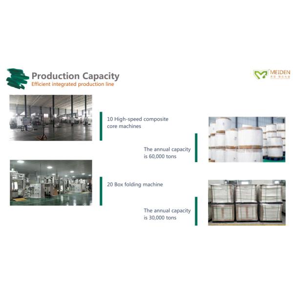 Baby Diaper 40mm width Air Laid Paper Non Woven Fabric Wood Pulp