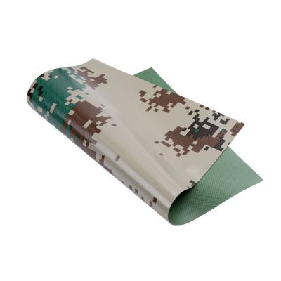 Camouflage PVC Bag Fabric 500D Camouflage PVC Coated Polyester Fabric