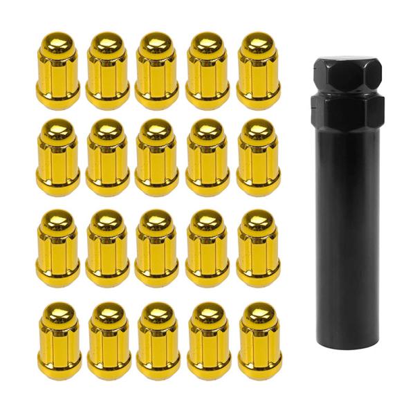 32mm Long Spline Chrome Lug Nuts M12x1.5 For Nissan Great Wall