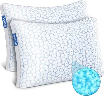 Gel de refroidissement rectangulaire, coussin, gel infusé, mousse à mémoire, absorbant d'humidité