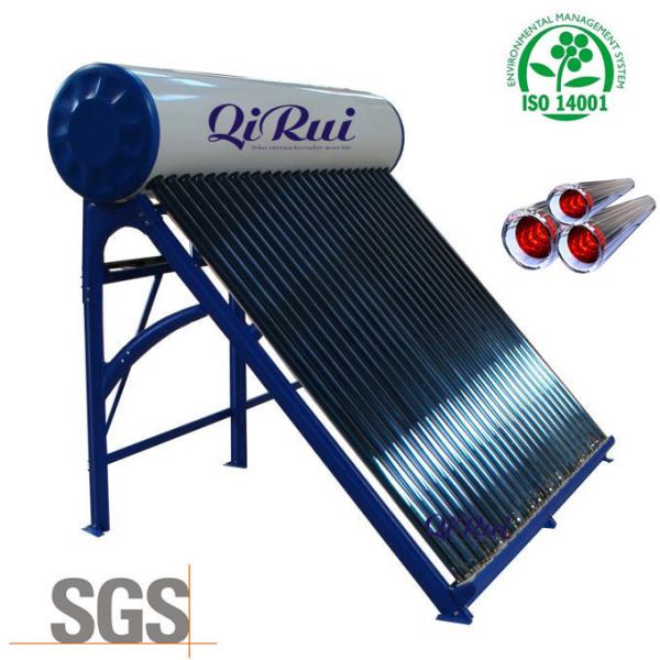 Material interior de aço inoxidável 50L-500L Caldeira de água sem pressão de energia solar para banho
