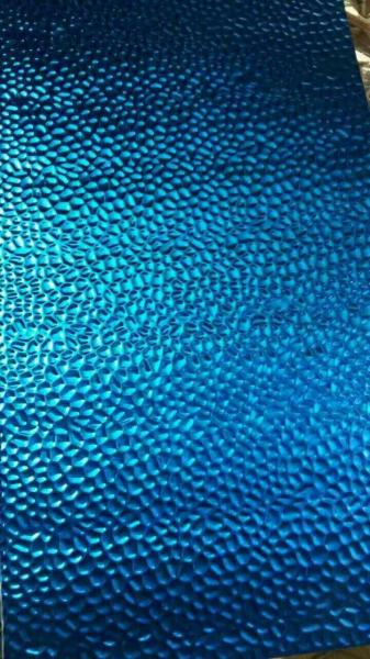 304 Hammered  Sheet Stainless Steel bronze gold color or brass hammered bright stainless steel