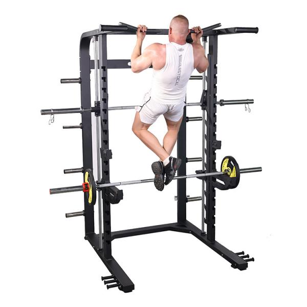 Gym Machines Exercise Multi Functional Power Cage Squat Rack Shoulder Chest Leg Press Smith Machine	 Half Squat Rack