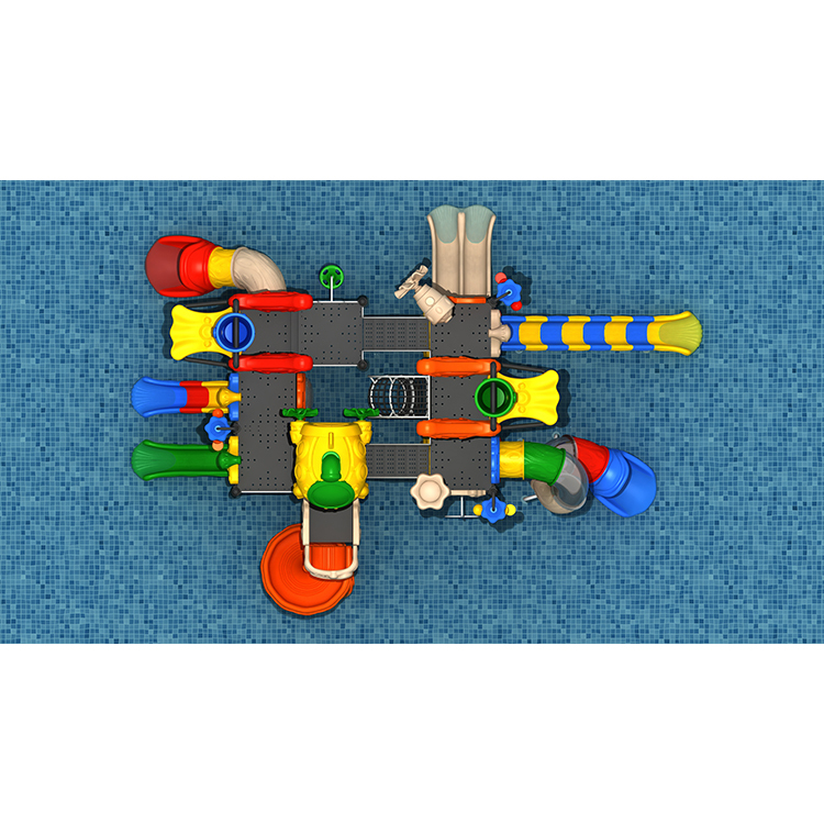 Pool Slides Water Playground Factory Durable Water Play Equipment Kids Amusement Sets