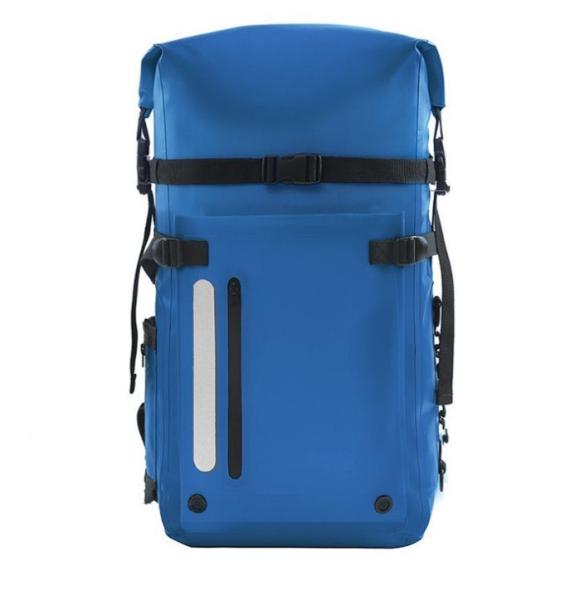 1.4kg Waterproof Roll Top Backpack , 30L Waterproof Backpack For Kayaking