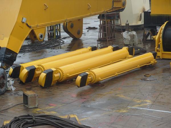 Hydraulic Steel Flexible Marine Knuckle Boom Crane Heavy Duty 100T10M