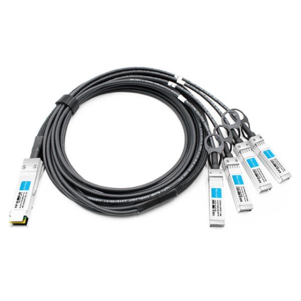 Brocade 100G-Q28-S28-C-0501 Compatible 5m (16ft) 100G QSFP28 to Four 25G SFP28 Copper Direct Attach Breakout Cable