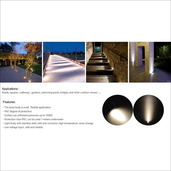 led inground light aluminum waterproof outdoor led light IP67 swimming pool use