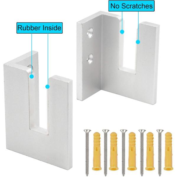 Wall-Mounted Snowboard Hanger Carbon Steel Display Rack Horizontal Storage Holder