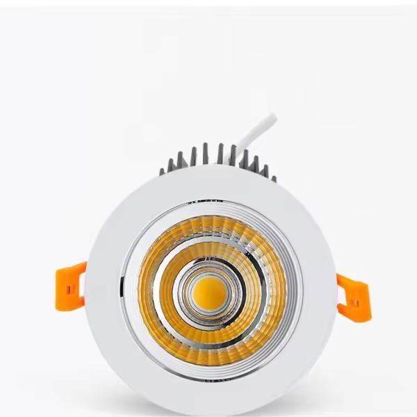 COB LED Downlight 3W 5W 7W Recessed Ceiling Light for Daylight White 5500K-6000K CRI80