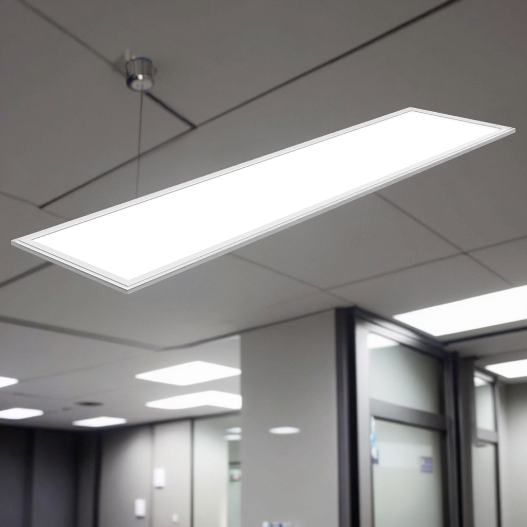 20W / 40W Aluminum Flat Panel LED Lights 3500K Warm White SMD2835 For Home Office