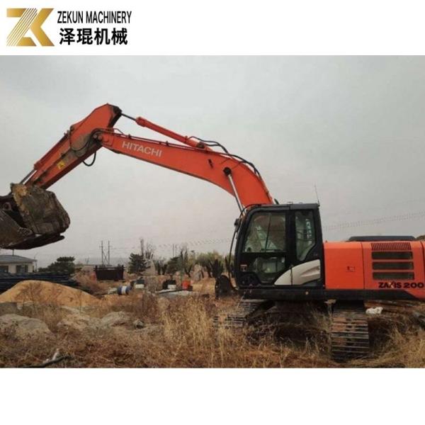 cilindro hidráulico original usado na escavadeira Hitachi Zaxis 200 com motor CC-6BG1T