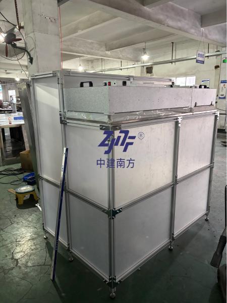 Transparent Enclosure Acoustic Phone Booth Airtight and Visible Workspace with 99.99% 0.3um Filter Efficiency